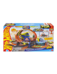 Hot Wheels City Lavado de Vehículos Mega Loop 2