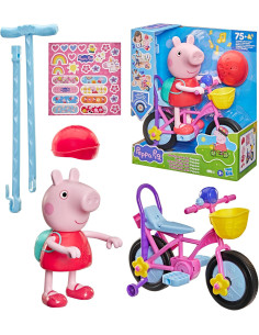Peppa Pig, Pedaleando con Peppa, con Figura interactiva y...