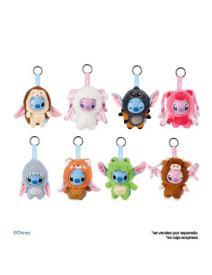 Peluche Llavero Disney Yuyus Stitch o Angel 12 cm Surtido