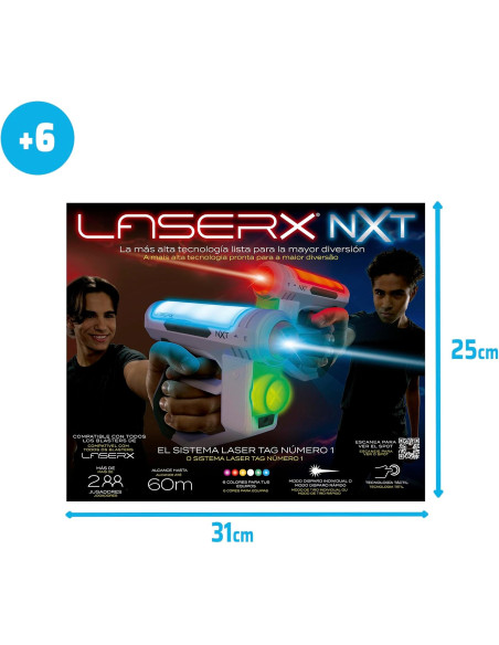 Bizak Laser X Micro Blaster Batalla Láser Pack 2 +6 Años 
