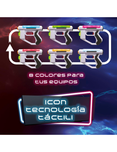Bizak Laser X Micro Blaster Batalla Láser Pack 2 +6 Años 