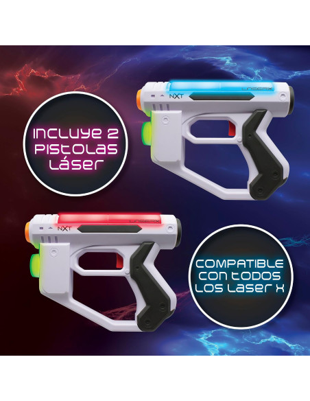 Bizak Laser X Micro Blaster Batalla Láser Pack 2 +6 Años 