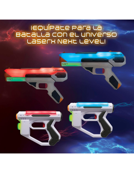 Bizak Laser X Micro Blaster Batalla Láser Pack 2 +6 Años 