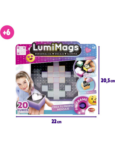 Bizak Lumimags Rebel Decoración Panel Luminoso...