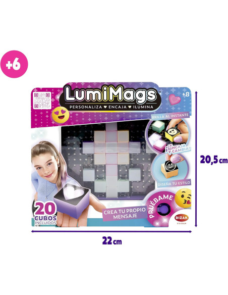 Bizak Lumimags Rebel Decoración Panel Luminoso LED +8 Años