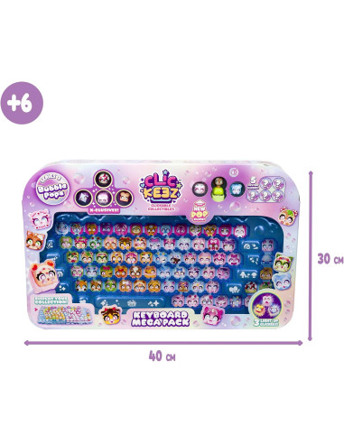 Bizak Clickeez Serie 3 Teclado Megapack Teclas...