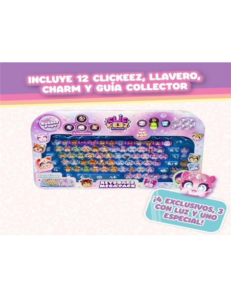 Bizak Clickeez Serie 3 Teclado Megapack Teclas Sorpresa +6 Años 