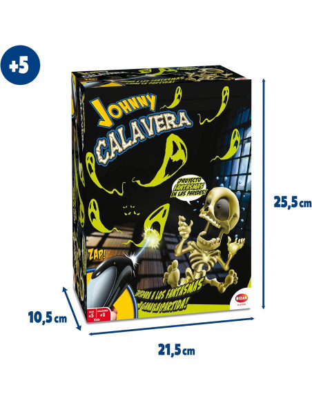 Bizak Johnny Calavera Juego Interactivo Atrapa Fantasmas