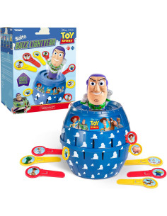Bizak Salta Buzz Lightyear, Juego de acción con Figura...