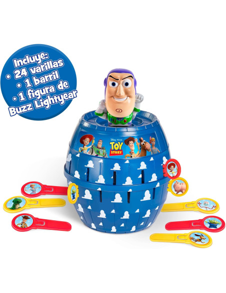Bizak Salta Buzz Lightyear, Juego de acción con Figura Oficial Toy Story