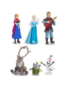 Paquete blíster con 6 figuras de Frozen de Disney 2