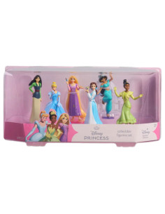 Blister 6 figuras Princesas Disney