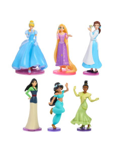 Blister 6 figuras Princesas Disney 2