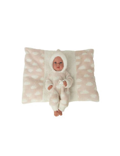 Muñeco Elegance 38 cm Aria Rosa con Cojín y Chupete 2