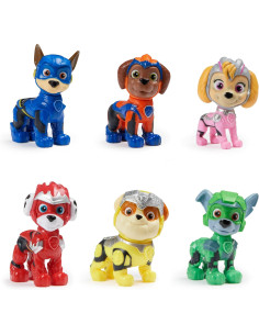 Patrulla Canina Pack 6 Figuras Pwa Mighty Movie Gift  2