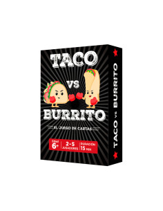Taco vs Burrito Asmodee Juego de Cartas Familiar