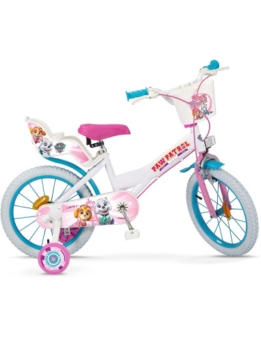 Bicicleta 16" Paw Patrol Skye y Everest