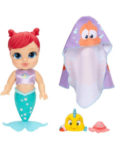 Disney Muñeca Ariel Princess para la Hora del baño, 30 cm