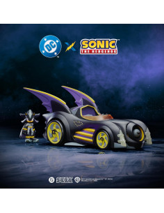 DC x Sonic – Shadow como Batman con Batimóvil con... 2