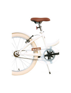 Bicicleta Infantil Retro Blanca Aurelia 20 " de 6 a 7 Años 2