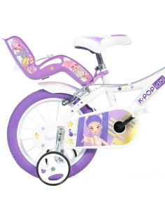 Bicicleta infantil de 16 pulgadas con diseño de ídolo... 2