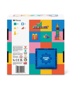 TYTAN Bloques Magnéticos Set de Construcción de 25 Piezas 2