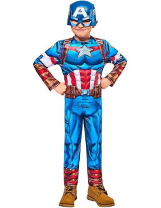 Rubies DISFRAZ CAPITAN AMERICA BLACK LINE INFANTIL talla...