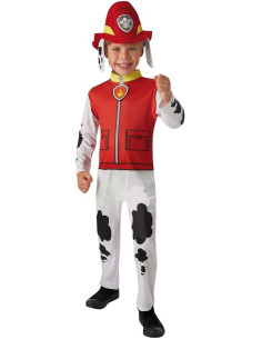 Paw Patrol - Disfraz Marshall talla S de 3 a 4 años