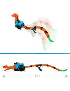 Hot Wheels Let´s Race Slither ´N Strike RC, Serpiente... 2