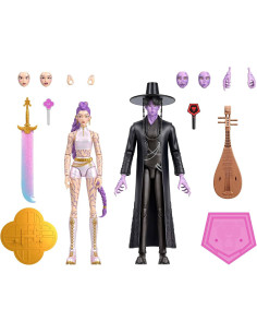 Mattel KPOP Demon Hunters Rumi y Jinu Set Figuras Batalla...