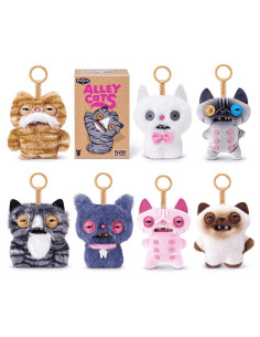 Fuggler Alley Cats Llavero de Peluche 12 cm Surtido