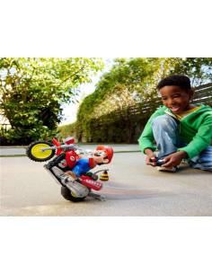 Hot Wheels Mario Wheelie Motocross RC, Moto de Control... 2