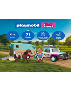 PLAYMOBIL 72129 | I Love Horses | Todoterreno con... 2