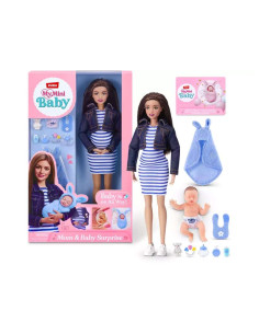 My Mini Baby Muñeca Morena Mom & Baby Surprise con...