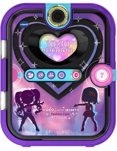 VTech - KidiSecrets Vídeo Diario Secreto Fashion CAM Negro