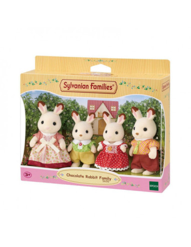 Sylvanian Families Familia Conejo Chocolate