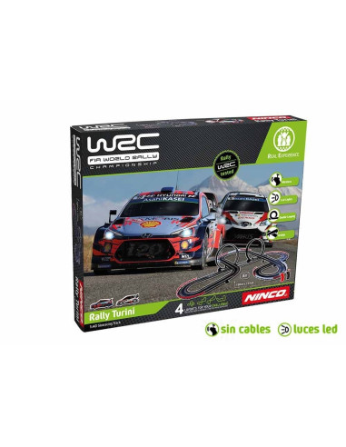 Circuito de slot 1:43 Ninco WRC Rally Turini Wireless