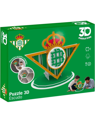 Puzzle 3D Escudo Real Betis