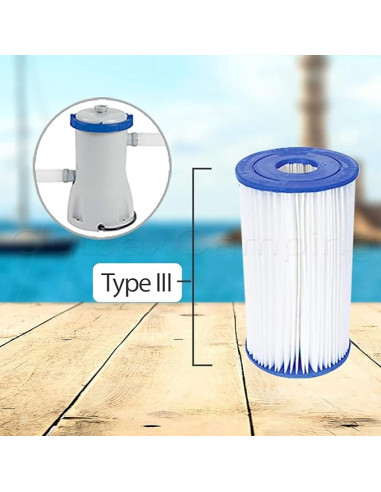 Bestway 58012 - Filtro de Agua Tipo III para...