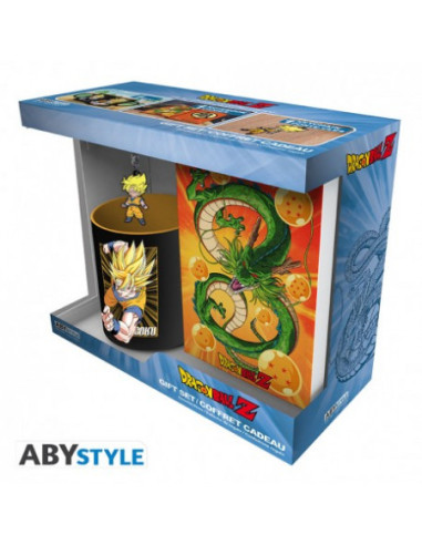 DRAGON BALL - Pack Taza 320ml + Llavero PVC + Libreta "Goku"