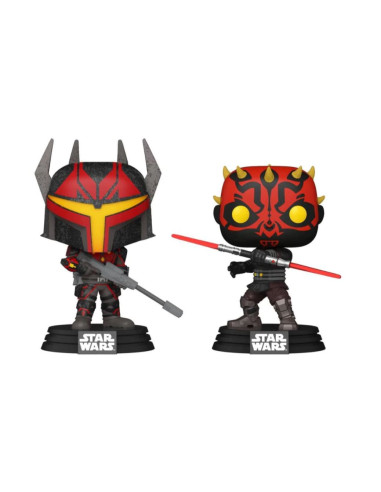 Funko POP Darth Maul & GAR Saxon Glow Dark 2 Pack