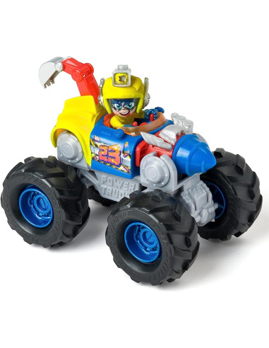 T-RACERS Turbo Truck Turbo Digger – Súper vehículo con 1 piloto y 1 vehículo exclusivos