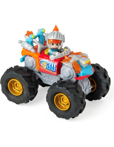 T-RACERS Power Truck Mega Striker – Súper vehículo con 1 piloto y 1 vehículo exclusivos