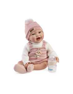 Muñeca Reborn Noa Pelele Lana Rosa 42cm
