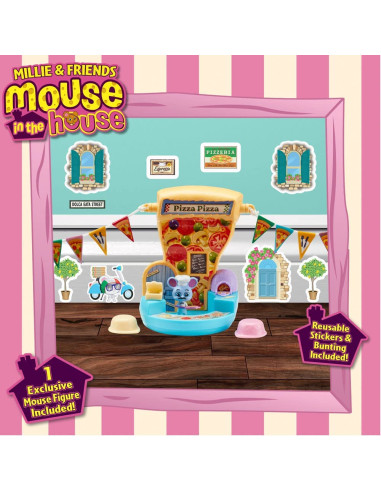 Millie and Friends Mouse in The House CO07392 Playset Pizzeria