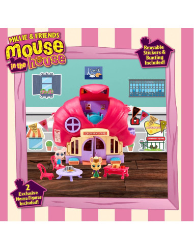 Millie and Friends Mouse in The House - Playset Croissant Café