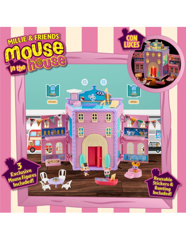 Millie and Friends Mouse in The House CO07396 Playset Gran Hotel Stilton Hamper