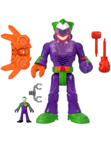 Imaginext Fisher,Price Imaginext DC Super Friends Joker y LaffBot Robot con luces y sonidos