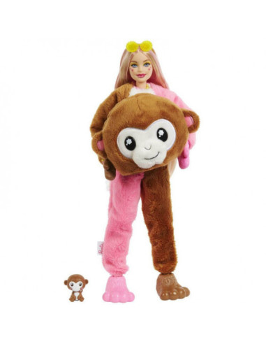 Barbie Cutie Reveal Serie Animales de la Jungla Mono