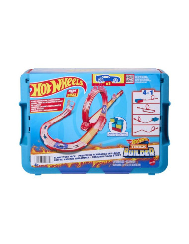 Hot Wheels Track Builder Fuego Acrobacias